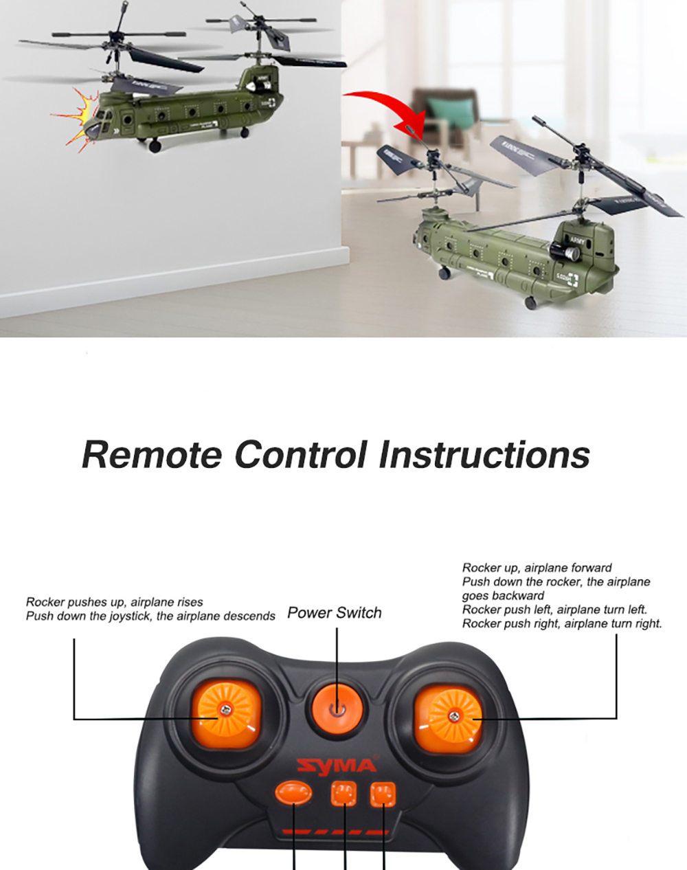 SYMA-S026H-24G-3CH-Ferngesteuertes-Modellhubschrauber-Militaumlrtransport-Hubschrauber-mit-simuliert-2006562-5